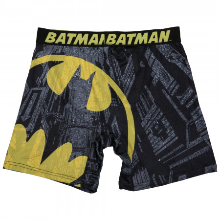 Batman Distressed Bat Signal Boxer Briefs